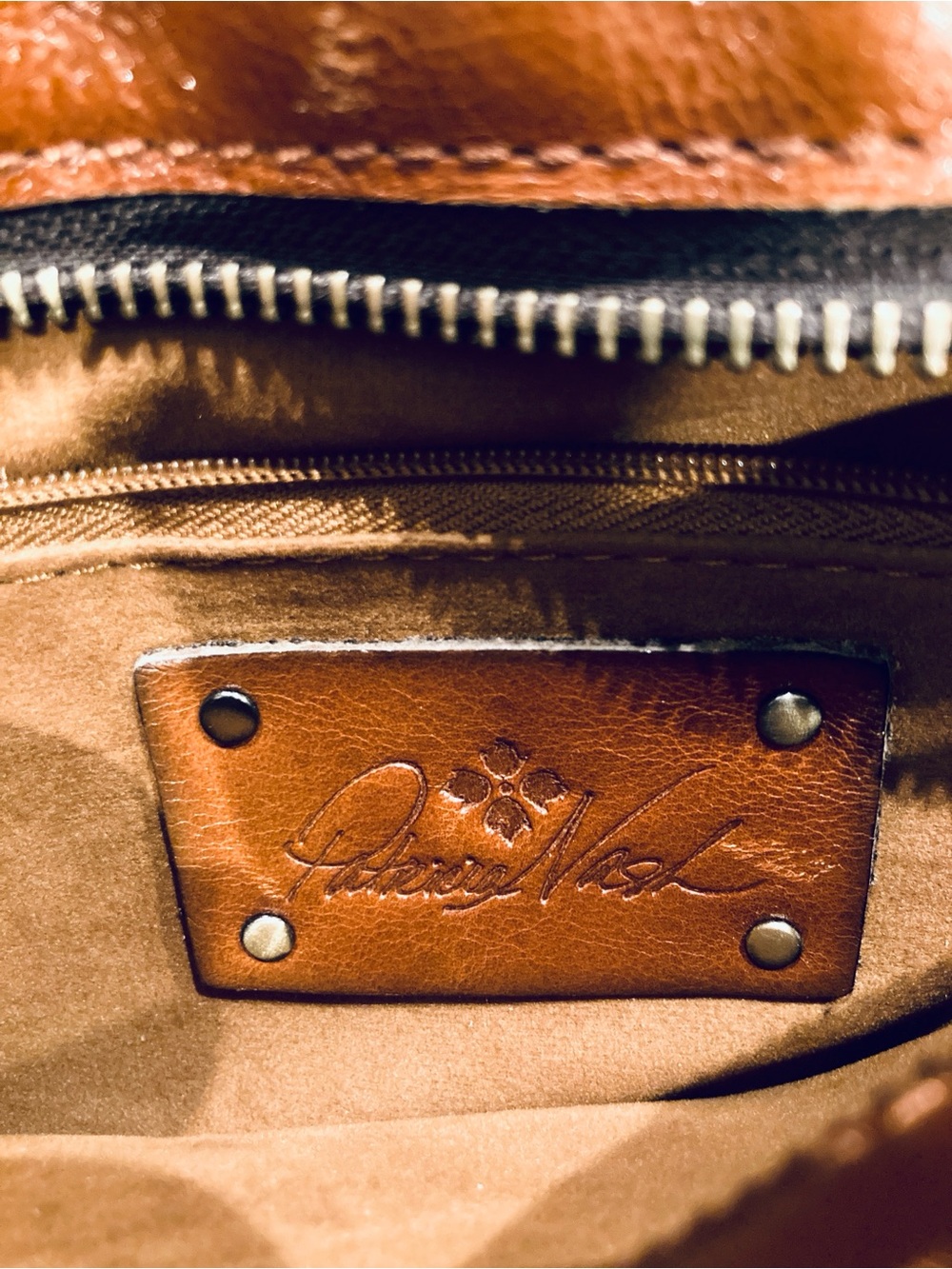 Patricia Nash London Leather Saddle Crossbody Bag - Picture 8 of 10